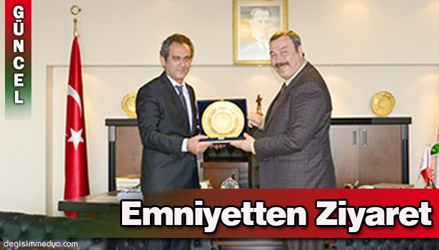 ZONGULDAK EMNİYET MÜDÜRÜ OSMAN AK, REKTÖR ÖZER'İ ZİYARET ETTİ