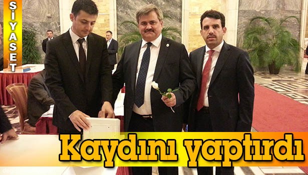 ÇATUROĞLU TBMM'DE KAYDINI YAPTIRDI