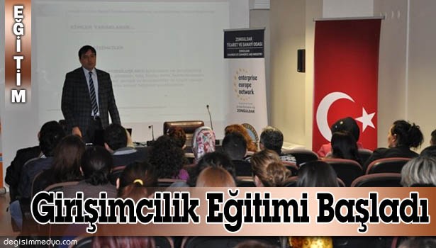 ZONGULDAK TSO TARAFINDAN DÜZENLENEN GİRİŞİMCİLİK EĞİTİMİ BAŞLADI