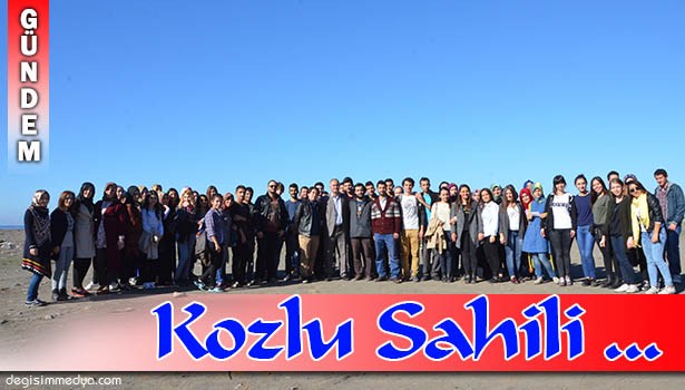 KOZLU SAHİLİ TAŞ VE ÇÖPLERDEN TEMİZLENDİ