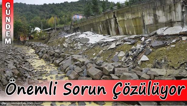 ORMAN VE SU İŞLERİ BAKANLIĞI, ZONGULDAK'IN ÖNEMLİ BİR PROBLEMİNİ ÇÖZÜME KAVUŞTURUYOR
