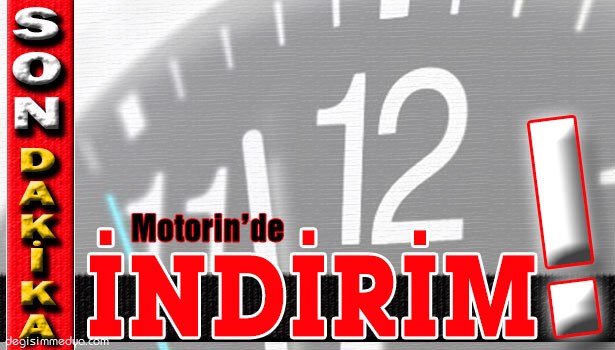 MOTORİNE İNDİRİM YAPILDI