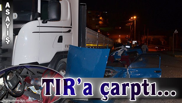 ALAPLI'DA TRAFİK KAZASI: 2 YARALI