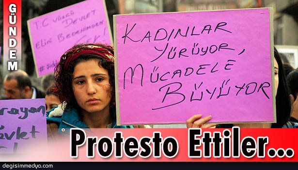 ZONGULDAKLI KADINLARDAN ŞİDDETE KARŞI PROTESTO AÇIKLAMASI YAPILDI