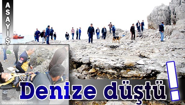 MANZARA İZLERKEN DENİZE DÜŞTÜ