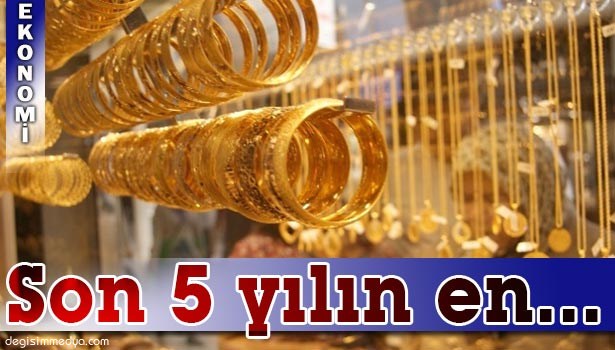 ALTIN 5 YILIN EN DÜŞÜĞÜNDE