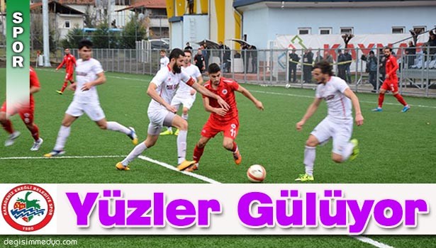 EREĞLİ BELEDİYESPOR'DA YÜZLER GÜLÜYOR