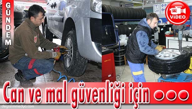 CAN VE MAL GÜVENLİĞİ İÇİN ARAÇLARA 2 DEĞİL, 4 KIŞ LASTİĞİ TAKILMALI