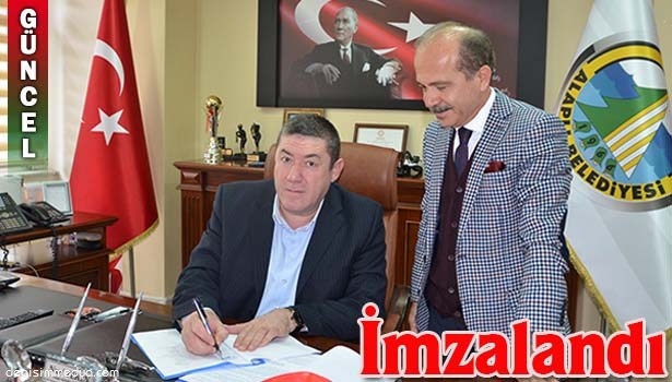 ALAPLI BELEDİYESİ'NDE TOPLU SÖZLEŞME İMZALANDI