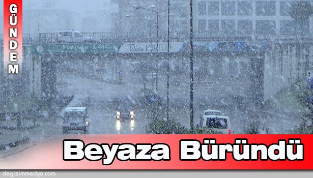 BOLU KENT MERKEZİ KARLA KAPLANDI