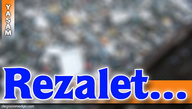 LİMAN ÇÖPLE DOLDU