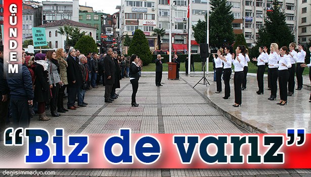 ENGELLİLER "BİZ DE VARIZ" DEDİ