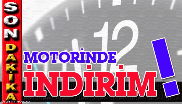 MOTORİNE İNDİRİM MÜJDESİ
