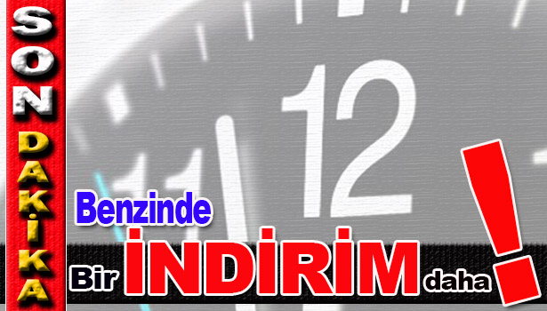 BENZİNDE İNDİRİM DEVAM EDİYOR