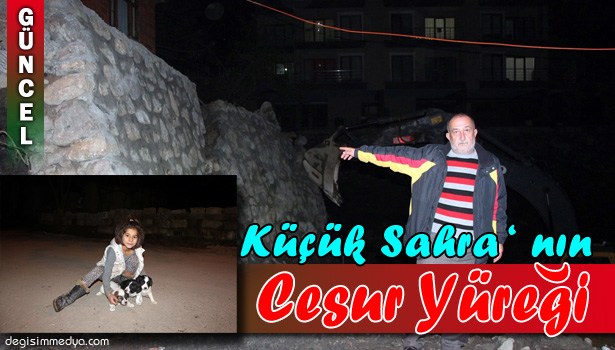 MİNİK KIZ, YIKILMAK ÜZERE OLAN EVDE MAHSUR KALAN 3 YAVRU KÖPEĞİ KURTARDI