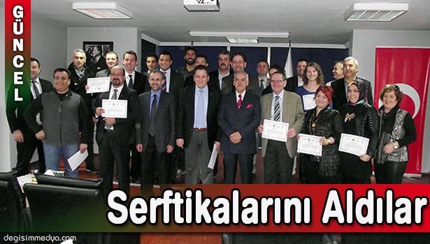 TSO "DIŞ TİCARET" SERTİFİKASI VERDİ