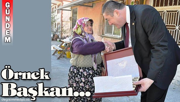 ALAPLI BELEDİYE BAŞKANI TEKİN, YAPILMAYANI YAPTI