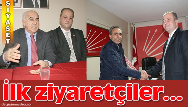 CHP EREĞLİ İLÇE BAŞKANI OCAKCI İLK ZİYARETÇİLERİNİ AĞIRLADI