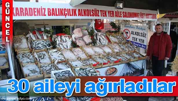 KAMPANYA İLE 30 ŞEHİT AİLESİNİ MİSAFİR ETTİLER