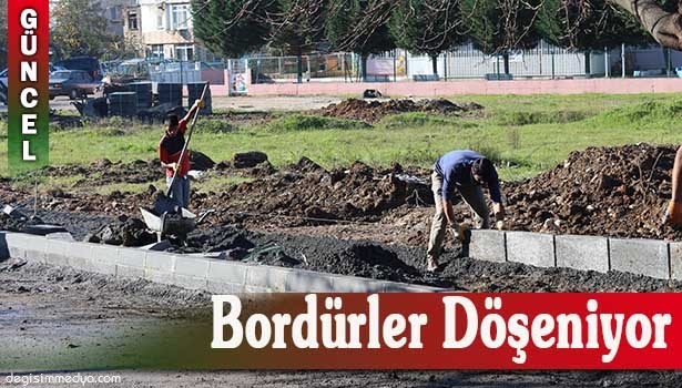 AKÇAKOCA'DA YALI MAHALLESİ ALİ SERVET SOKAKTA BORDÜR ÇALIŞMALARI BAŞLADI