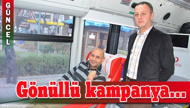 KIZILAY KAN MERKEZİNDEN GÖNÜLLÜ KAN BAĞIŞ KAMPANYASI