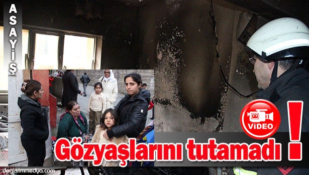 TORUNUNUN YANDIĞINI ZANNEDEN KADIN GÖZ YAŞLARINA BOĞULDU