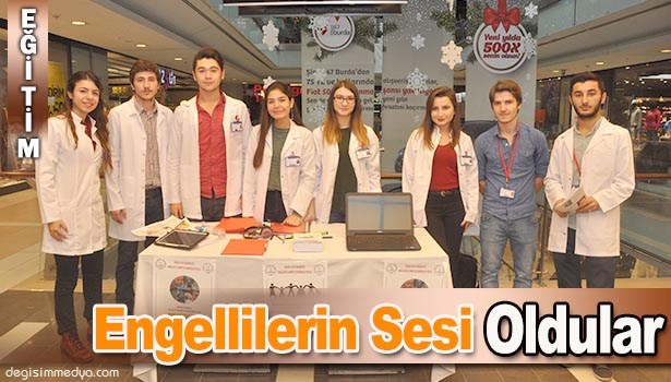 BEÜ'LÜ ÖĞRENCİLER ENGELLİLERİN SESİ OLDU