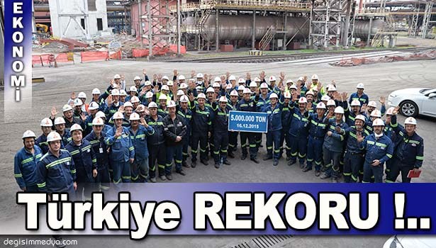 İSDEMİR SIVI ÇELİK ÜRETİMİNDE İLK KEZ 5 MİLYON TONU AŞTI