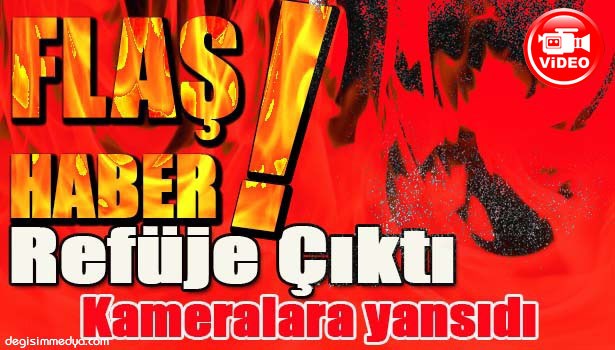 REFÜJE ÇIKAN OTOMOBİL HURDAYA DÖNDÜ: 4 YARALI