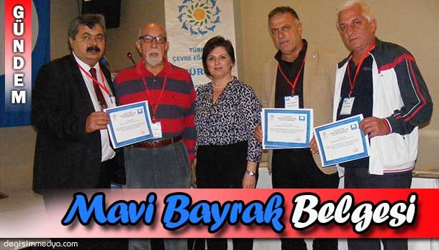ZONGULDAK'A MAVİ BAYRAK TEŞEKKÜR BELGESİ VERİLDİ