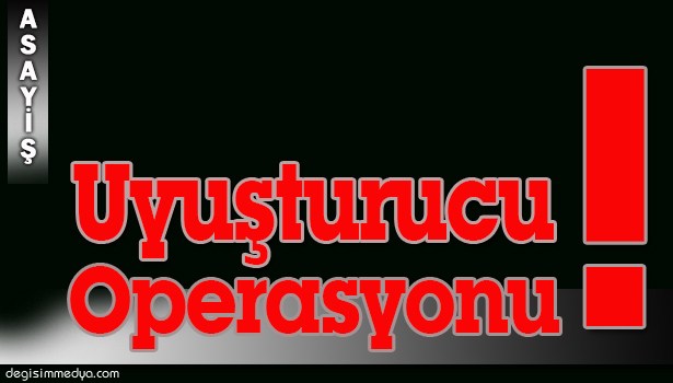 ALAPLI'DA UYUŞTURUCU OPERASYONU