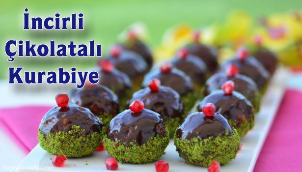 İNCİRLİ ÇİKOLATALI KURABİYE TARİFİ