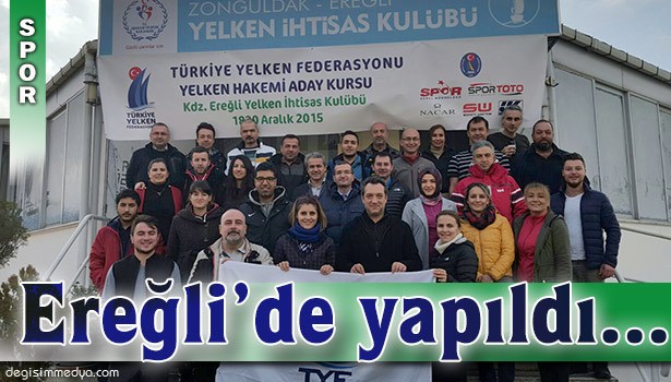 YELKEN HAKEM SINAVI EREĞLİ'DE YAPILDI