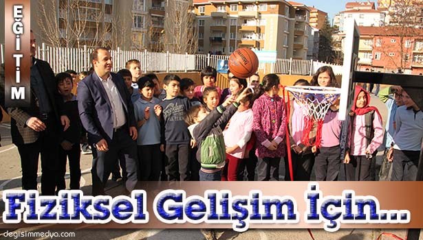 ÇOCUKLARIN FİZİKSEL GELİŞİMİ İÇİN POTA YAPTIRDILAR
