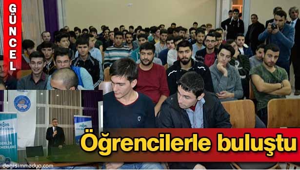 KAYMAKAM ÖĞRENCİLERLE BULUŞTU