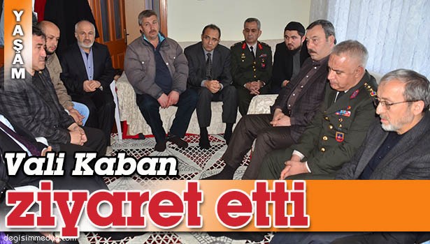 VALİDEN ŞEHİT AİLESİNE TAZİYE ZİYARETİ