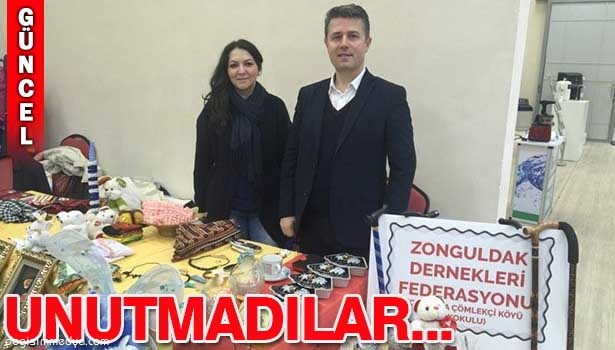 İSTANBUL'DAKİ ZONGULDAKLILAR ÇÖMLEKÇİ İLKOKULU'NU UNUTMADI