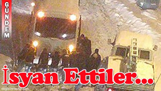 EREĞLİ'DE YOLLAR KAPANDI