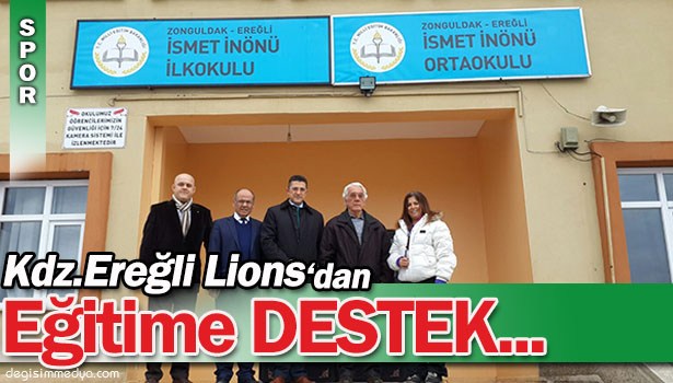 KDZ. EREĞLİ ELİF LİONS, EĞİTİME YARDIMDA BULUNDU