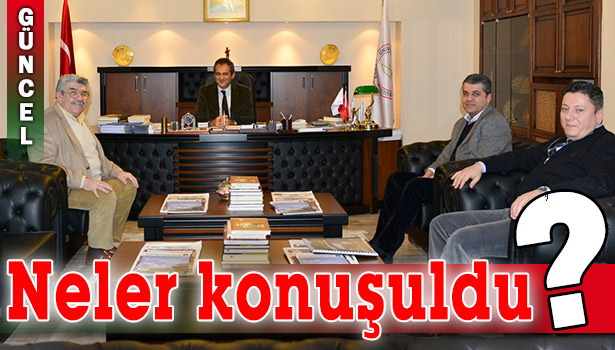 KDZ. EREĞLİ TSO BAŞKANI TETİKER, REKTÖR ÖZER'İ ZİYARET ETTİ