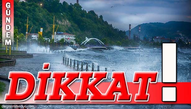 EREĞLİ'YE LODOS UYARISI