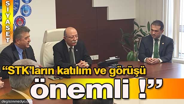 DEMİRTAŞ: "STK'LARI ÖNEMSİYORUZ..."