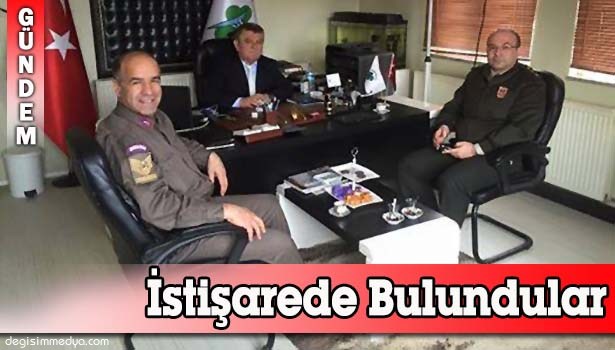 GARNİZON KOMUTANI ÖZEN'DEN BAŞKAN AYDOĞAN'A ZİYARET