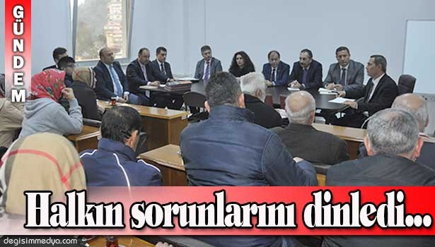 BAŞKAN UYSAL,EREĞLİ HALKINI DİNLEDİ