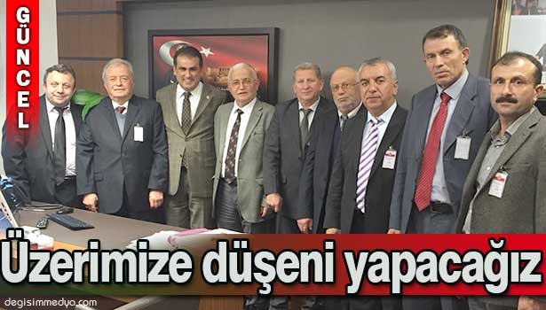 ALAPLI MESLEK ODALARI DEMİRTAŞ'I ZİYARET ETTİ