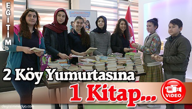 2 KÖY YUMURTASINA BİR KİTAP KAMPANYASINA İLGİ BÜYÜK...