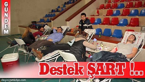 KIŞIN DÜŞEN KAN BAĞIŞI KAMPANYALARINA DESTEK İSTENİYOR