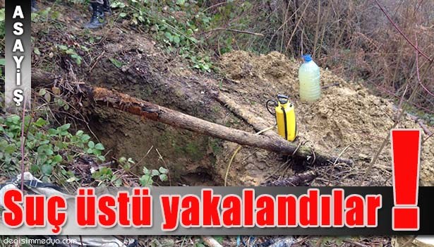 KAÇAK KAZI YAPTIĞI İDDİA EDİLEN 9 KİŞİ SUÇ ÜSTÜ YAKALANDI