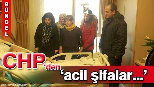 CHP EREĞLİ İLÇE ÖRGÜTÜ DUAYEN BAŞKAN "GEÇMİŞ OLSUN "ZİYARETİNDE BULUNDU
