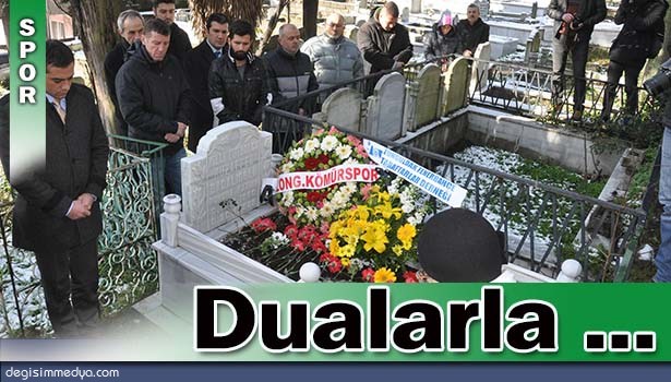MİLLİ FUTBOLCU MUZAFFER BADALIOĞLU, MEZARI BAŞINDA DUALARLA ANILDI